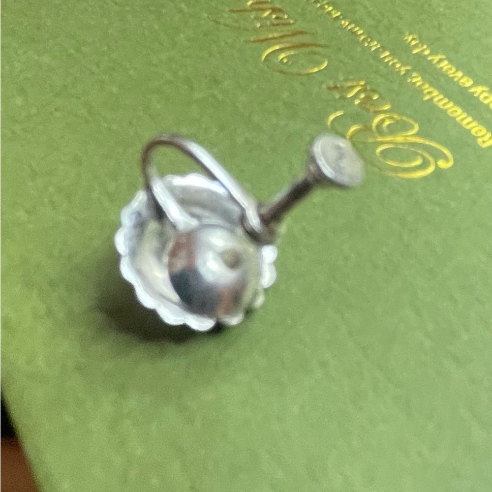 Silver 925 Floral Filigree Pendant Necklace VINTAGE - Picture 7 of 8